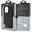 Mercedes case iPhone 16 Pro Max 6,9" MEHMP16X23RBARK Hardcase Textutok, piros And Plain Leather MagSafe tok, fekete