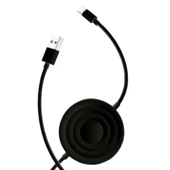   USAMS US-CC096 2in1 Wireless Qi Charger, iPhone, iWatch, AirPods vezeték nélküli töltő, lightning kábellel, fekete