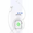 USAMS US-CC096 2in1 Wireless Qi Charger, iPhone, iWatch, AirPods vezeték nélküli töltő, lightning kábellel, fehér