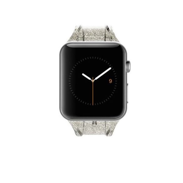 Case-Mate Apple Watch Strap Sheer Glam 38mm óraszíj, átlátszó-arany