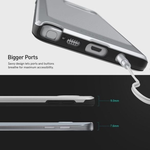 Caseology Samsung Galaxy Note 5 Vault Series hátlap, tok, ezüst
