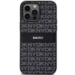 DKNY hátlap, tok, Leather Mono Stripe & Metal Logo DKHCP14XPRTHSLK Iphone 14 Pro Max hátlap, tok, fekete