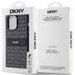 DKNY hátlap, tok, Leather Mono Stripe & Metal Logo DKHCP14XPRTHSLK Iphone 14 Pro Max hátlap, tok, fekete