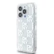 DKNY case for IPHONE 15 Pro hátlap, tok DKHCP15LLCPEPT Liquid Glitters W/Checkered Pattern, fehér