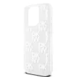 DKNY case for IPHONE 15 Pro hátlap, tok DKHCP15LLCPEPT Liquid Glitters W/Checkered Pattern, fehér