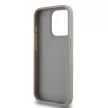DKNY DKHCP15LPRTHSLE iPhone 15 Pro 6.1" hátlap, tok Leather Mono Stripe & Metal Logo, bézs