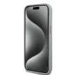 DKNY DKHCP15MPRTHSLE iPhone 15 Plus/14 Plus 6.7" hátlap, tok Leather Mono Stripe & Metal Logo, bézs