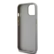 DKNY DKHCP15MPRTHSLE iPhone 15 Plus/14 Plus 6.7" hátlap, tok Leather Mono Stripe & Metal Logo, bézs