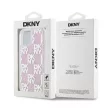 DKNY iPhone 15 DKHCP15SLCPEPP hátlap, tok Liquid Glitters W/Checkered Pattern, rózsaszín