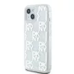 DKNY DKHCP15SLCPEPT iPhone 15 6.1" biały /, fehér hátlap, tok, Liquid Glitter MultiLogo