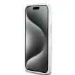DKNY DKHCP15SLCPEPT iPhone 15 6.1" biały /, fehér hátlap, tok, Liquid Glitter MultiLogo