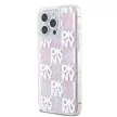 DKNY iPhone 15 Pro Max DKHCP15XLCPEPP hátlap, tok Liquid Glitters W/Checkered Pattern, rózsaszín