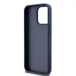 DKNY DKHCP15XPRTHSLB iPhone 15 Pro Max 6.7" hátlap, tok Leather Mono Stripe & Metal Logo, kék