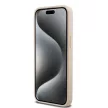 DKNY DKHCP15XPRTHSLP iPhone 15 Pro Max 6.7" hátlap, tok Leather Mono Stripe & Metal Logo, rózsaszín