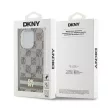 DKNY case for IPHONE 14 Pro Max Magsafe hátlap, tok DKHMP14XHCPTSE Checkered Pattern W/Printed Stripes, bézs