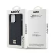 DKNY case for IPHONE 14 Pro Max Magsafe hátlap, tok DKHMP14XPSHRPSK Repeat Pattern W/Stack Logo, fekete