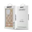 DKNY DKHMP15LHCPTSP iPhone 15 Pro 6.1" hátlap, tok IML Checkered Mono Pattern & Printed Stripes MagSafe, rózsaszín