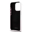 DKNY iPhone 15 Pro compatible with MagSafe DKHMP15LSMCHLP hátlap, tok MagSafe Silicone W/Horizontal Metal Logo, rózsaszín