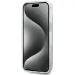 DKNY iPhone 15 Plus MagSafe DKHMP15MHRHSEP hátlap, tok MagSafe PC TPU Repeat Texture Pattern W/ Stripe, rózsaszín