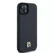 DKNY iPhone 15 Plus MagSafe DKHMP15MPSHRPSK hátlap, tok MagSafe Pu Repeat Pattern W/Stack Logo, fekete