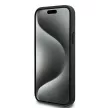 DKNY iPhone 15 Plus MagSafe DKHMP15MPSHRPSK hátlap, tok MagSafe Pu Repeat Pattern W/Stack Logo, fekete