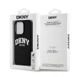 DKNY iPhone 15 Plus MagSafe DKHMP15MSNYACH hátlap, tok MagSafe Silicone W/White Arch Logo, fekete