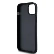 DKNY iPhone 15 compatible with MagSafe DKHMP15SPSHRPSK hátlap, tok MagSafe Pu Repeat Pattern W/Stack Logo, fekete