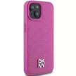 DKNY iPhone 15 compatible with MagSafe DKHMP15SPSHRPSP hátlap, tok MagSafe Pu Repeat Pattern W/Stack Logo, rózsaszín
