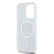 DKNY iPhone 15 Pro Max compatible with MagSafe DKHMP15XHRHSEK hátlap, tok MagSafe PC TPU Repeat Texture Pattern W/ Stripe, fekete
