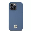 DKNY iPhone 15 Pro Max compatible with MagSafe DKHMP15XPSHRPSB hátlap, tok MagSafe Pu Repeat Pattern W/Stack Logo, kék