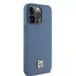 DKNY iPhone 15 Pro Max compatible with MagSafe DKHMP15XPSHRPSB hátlap, tok MagSafe Pu Repeat Pattern W/Stack Logo, kék