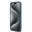 DKNY iPhone 15 Pro Max compatible with MagSafe DKHMP15XPSHRPSB hátlap, tok MagSafe Pu Repeat Pattern W/Stack Logo, kék