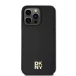 DKNY iPhone 15 Pro Max MagSafe DKHMP15XPSHRPSK hátlap, tok MagSafe Pu Repeat Pattern W/Stack Logo, fekete