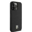 DKNY iPhone 15 Pro Max MagSafe DKHMP15XPSHRPSK hátlap, tok MagSafe Pu Repeat Pattern W/Stack Logo, fekete