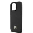 DKNY iPhone 15 Pro Max MagSafe DKHMP15XPSHRPSK hátlap, tok MagSafe Pu Repeat Pattern W/Stack Logo, fekete