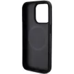 DKNY DKHMP15XPSOSPK iPhone 15 Pro Max 6.7" hátlap, tok Leather Printed Pattern Metal Logo MagSafe, fekete