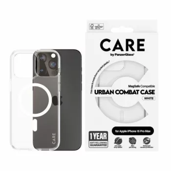   CARE by PanzerGlass Urban Combat tok iPhone 15 Pro Max 6,7" MagSafe, fehér 1420