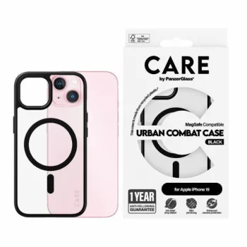   CARE by PanzerGlass Urban Combat tok iPhone 15 6,1" MagSafe, fekete 1425