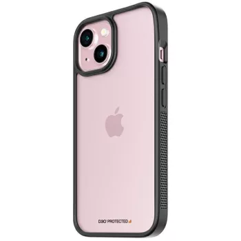   PanzerGlass ClearCase iPhone 15 6.1" D3O 2xKatonai mifemaleségű, fekete