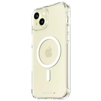   PanzerGlass hátlap, tok HardCase iPhone 15 Plus/14 Plus 6.7" D3O MagSafe katonai minősítésű, átlátszó
