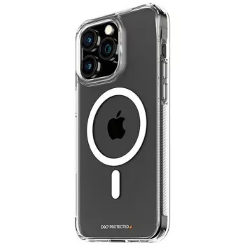  PanzerGlass hátlap, tok HardCase iPhone 15 Pro Max 6.7" D3O MagSafe katonai minősítésű, átlátszó