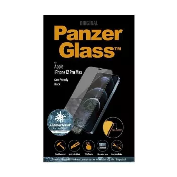   PanzerGlass E2E Super+ iPhone 12 Pro Max tok barátságos antibakteriális mikrofraktúra czarny/fekete 2712