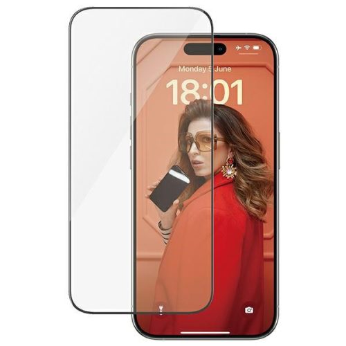 PanzerGlass kijelzővédő üvegfólia Ultra-Wide Fit iPhone 15 Pro 6.1"