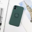 Beline Silicone Case, hátlap, tok gyűrűvel iPhone 12 Pro Max, zöld