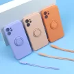 Beline Silicone Case, hátlap, tok gyűrűvel iPhone 12 Pro Max, zöld
