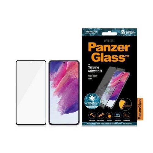 PanzerGlass E2E Microfracture Sam S21 FE tokbarát ujjlenyomat antibakteriális ujjlenyomatos carny/fekete 7275