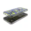 Diesel Snap Case Clear AOP iPhone 12 Pro Max hátlap, tok, kék-sárga