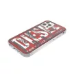 Diesel Snap Case Clear AOP iPhone 12 Pro Max hátlap, tok, piros-szürke