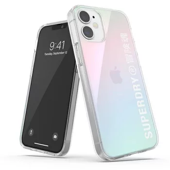   SuperDry Snap Gradient iPhone 12 mini hátlap, tok, átlátszó