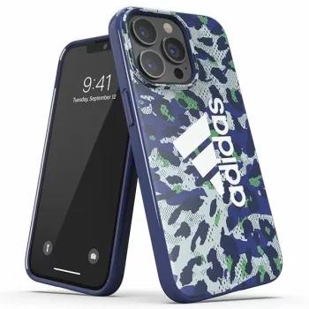   Adidas OR Snap Case tok Leopard iPhone 13/13 Pro 6,1", kék